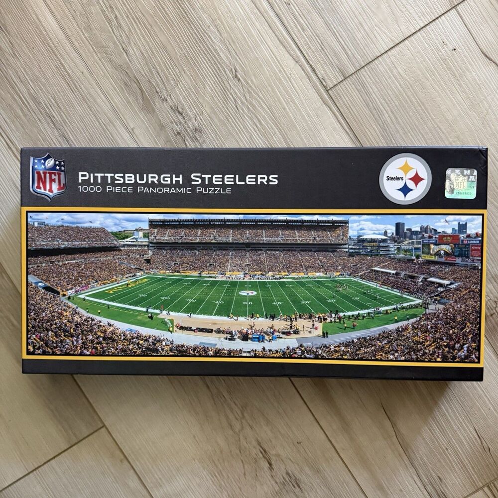 Pittsburgh Steelers Stadium Panoramic 1000 Piece Jigsaw Puzzle 39" x13" NFL